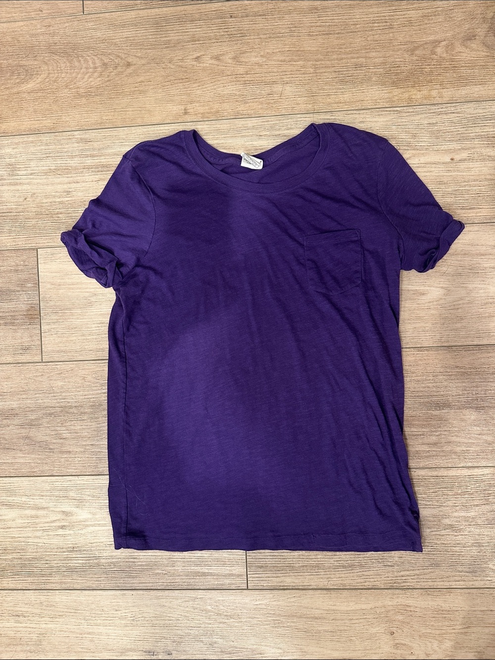 PINK Victoria's Secret Purple Crew Neck Tee